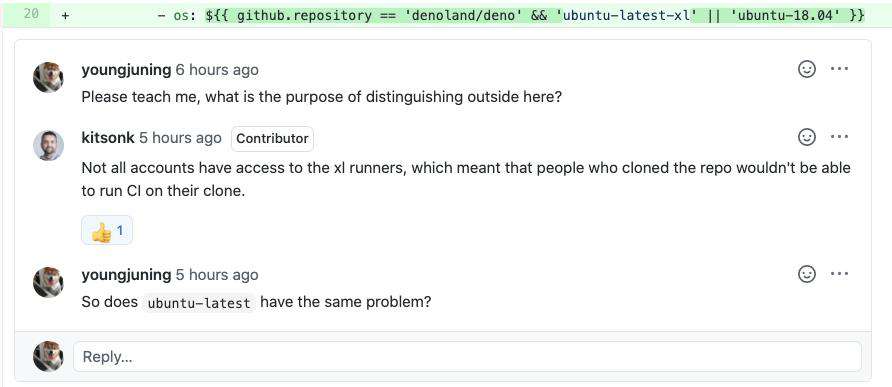 叮，一份 Deno GitHub Action 源码解析请查收